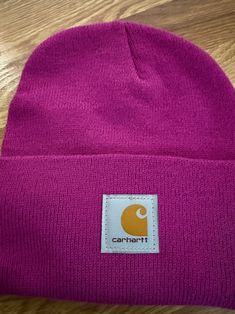 Carhartt Magenta/Pink Cuffed Knit Beanie
